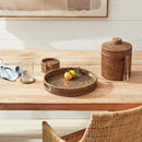 NAPA Home & Garden, BURMA RATTAN ROUND SERVING TRAY