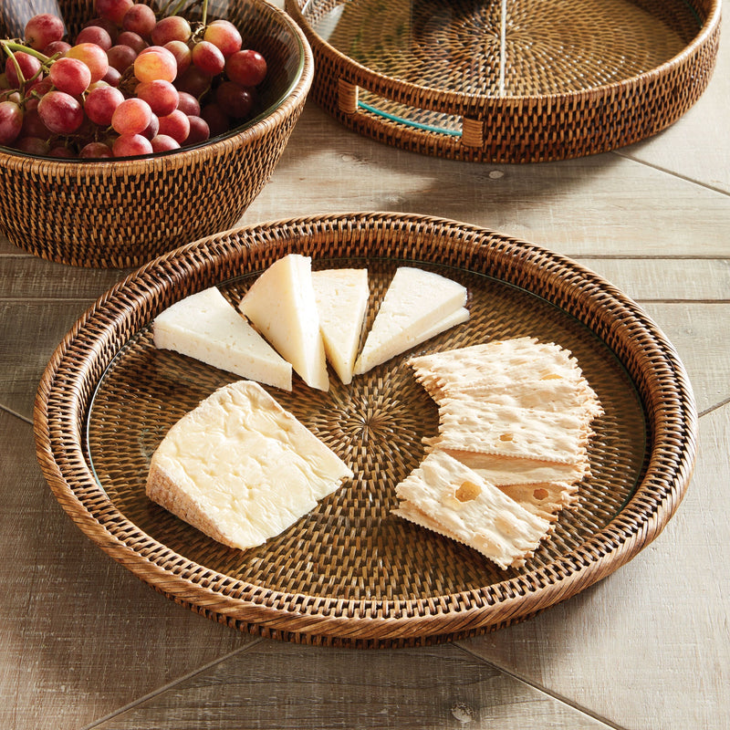 NAPA Home & Garden, BURMA RATTAN SERVING PLATTER