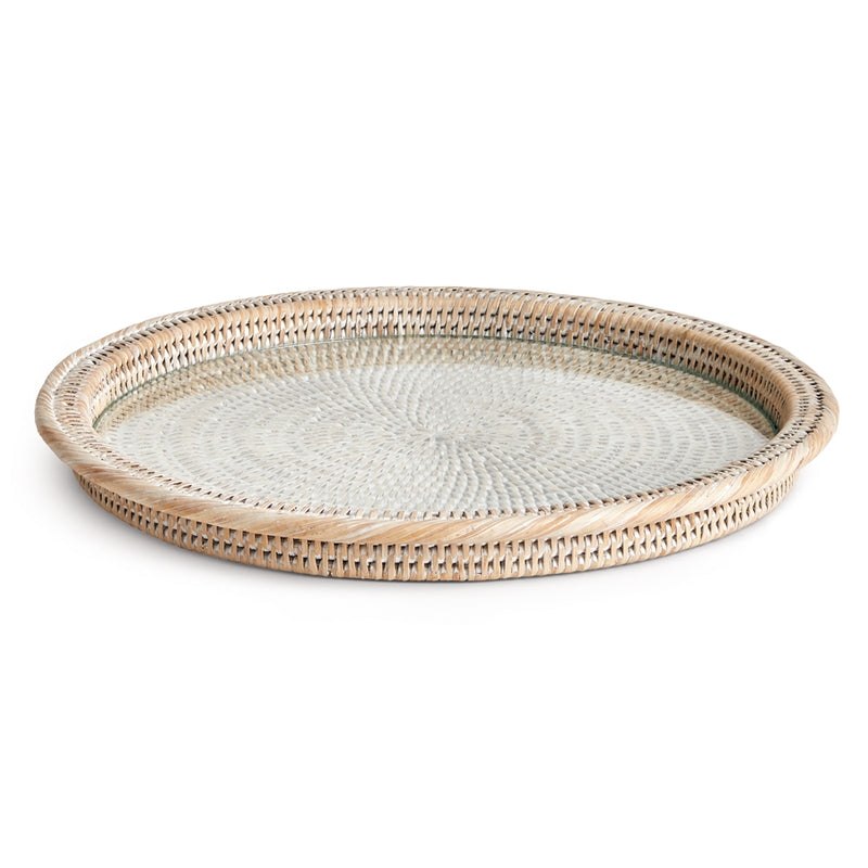 Napa Home Garden, BURMA RATTAN SERVING PLATTER,ntn252wh