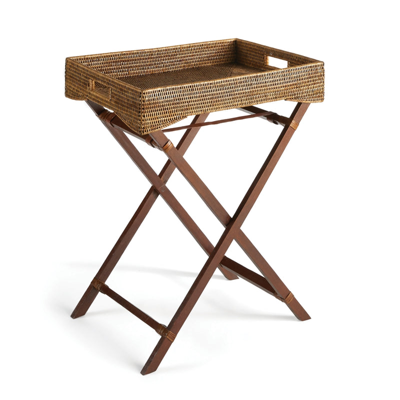 Napa Home Garden, BURMA RATTAN BUTLER TRAY TABLE,ntn253br