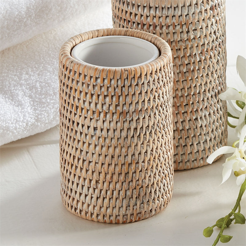 Napa Home Garden, BURMA RATTAN TOOTHBRUSH HOLDER,ntn255wh