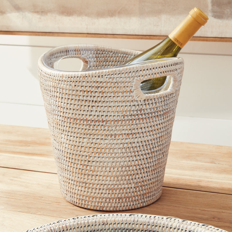 NAPA Home & Garden, BURMA RATTAN BEVERAGE TUB SMALL,NTN258WH