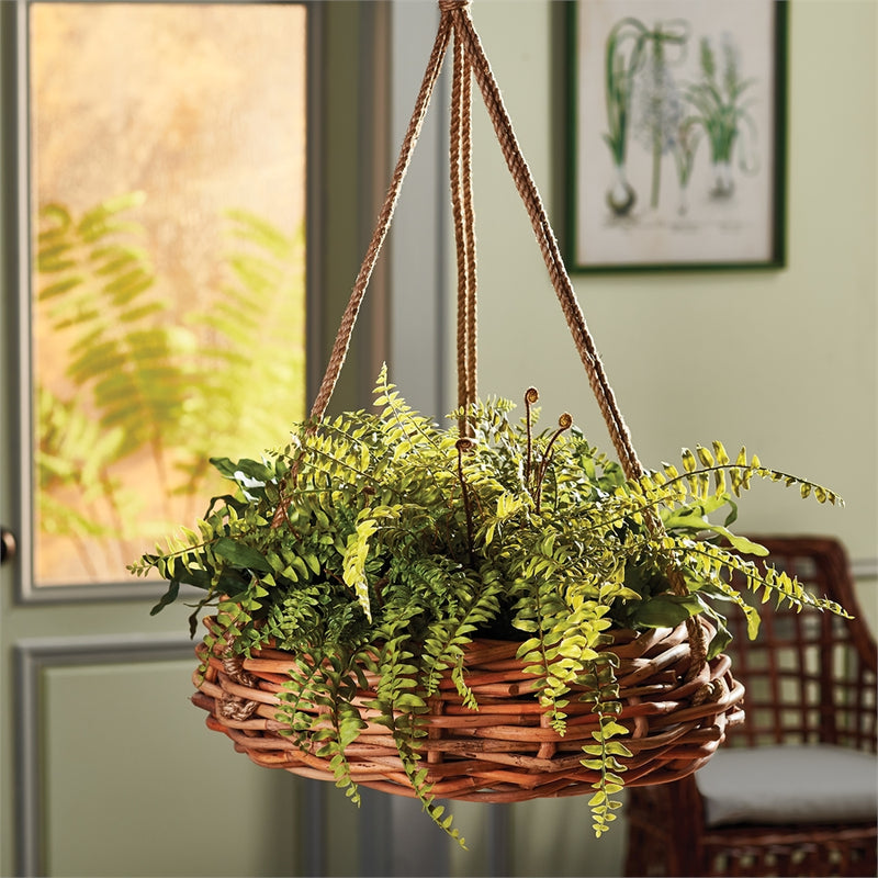 Napa Home Garden, RATTAN HANGING BASKET,nv205