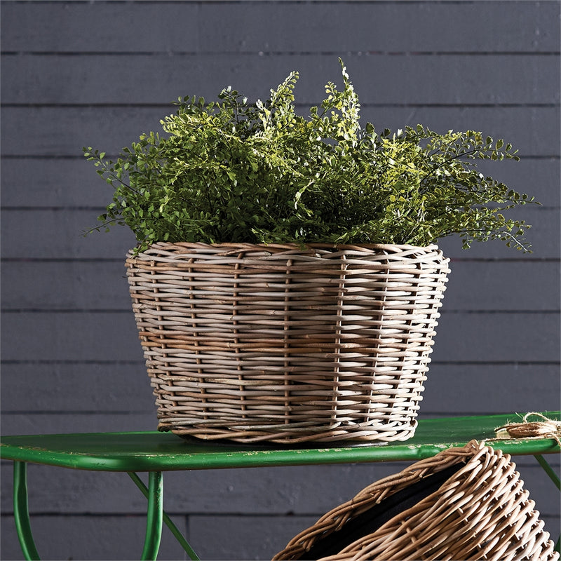 Napa Home Garden, WOVEN DRY BASKET PLANTER 21.25",nv208