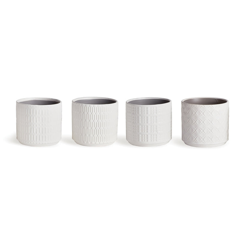 Napa Home Garden, LORETTO POTS ,SET OF 4,nyg404wh