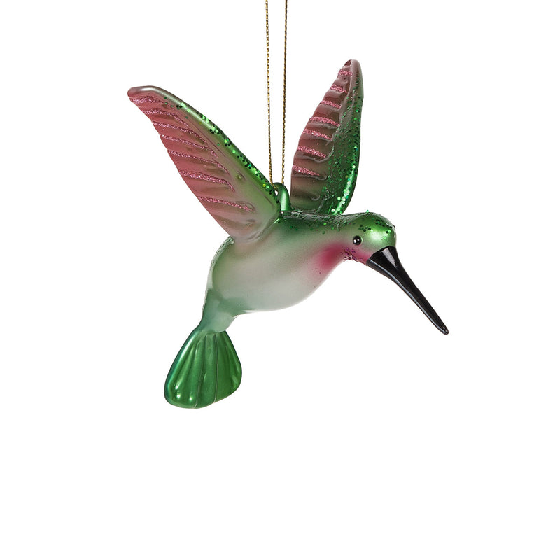 Hummingbird Glitter Ornament