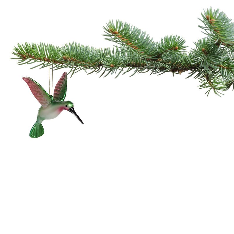 Hummingbird Glitter Ornament