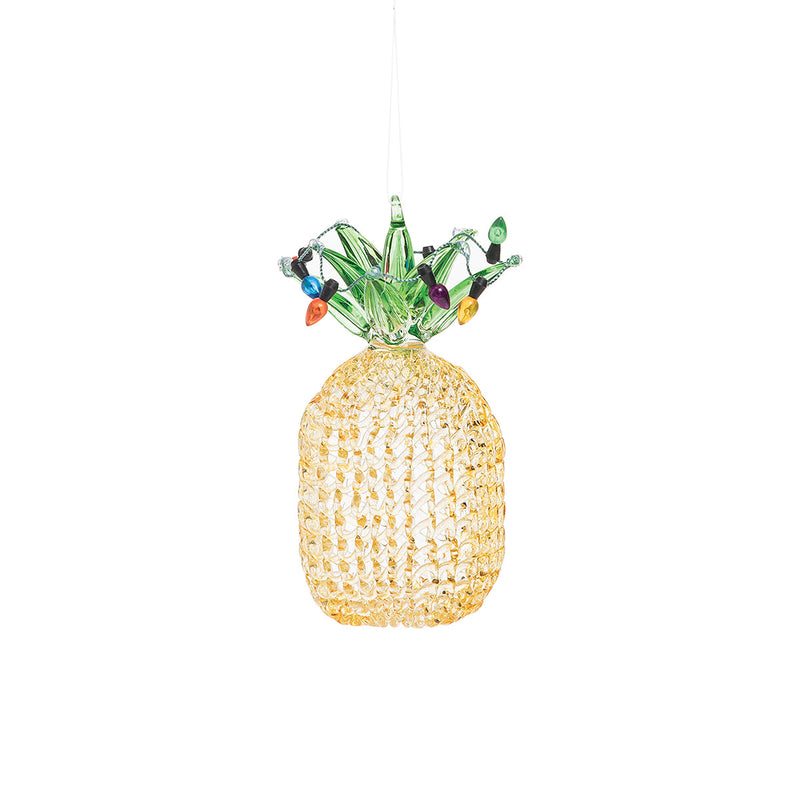 Pineapple Spun Glass Orn