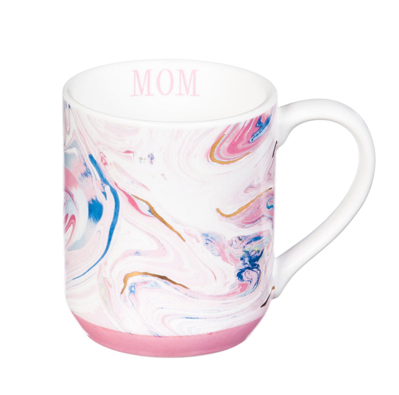 Ceramic Cup w/ Ornament/Coaster Gift Set, 10 oz., Mom,p2712001