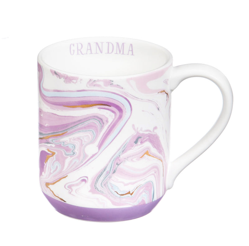 Ceramic Cup w/ Ornament/Coaster Gift Set, 10 oz., Grandma,p2712003