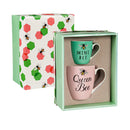 Mommy and Me Ceramic Cup Giftset, 17oz & 7oz, Queen Bee/Mini Bee