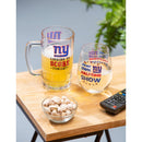 New York Giants, Stemless 17OZ Wine & Beer 16 OZ  Gift Set