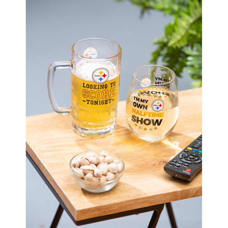 Pittsburgh Steelers, Stemless 17OZ Wine & Beer 16 OZ  Gift Set,p3843824