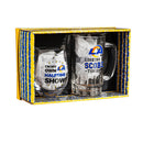 Los Angeles Rams, Stemless 17OZ Wine & Beer 16 OZ  Gift Set