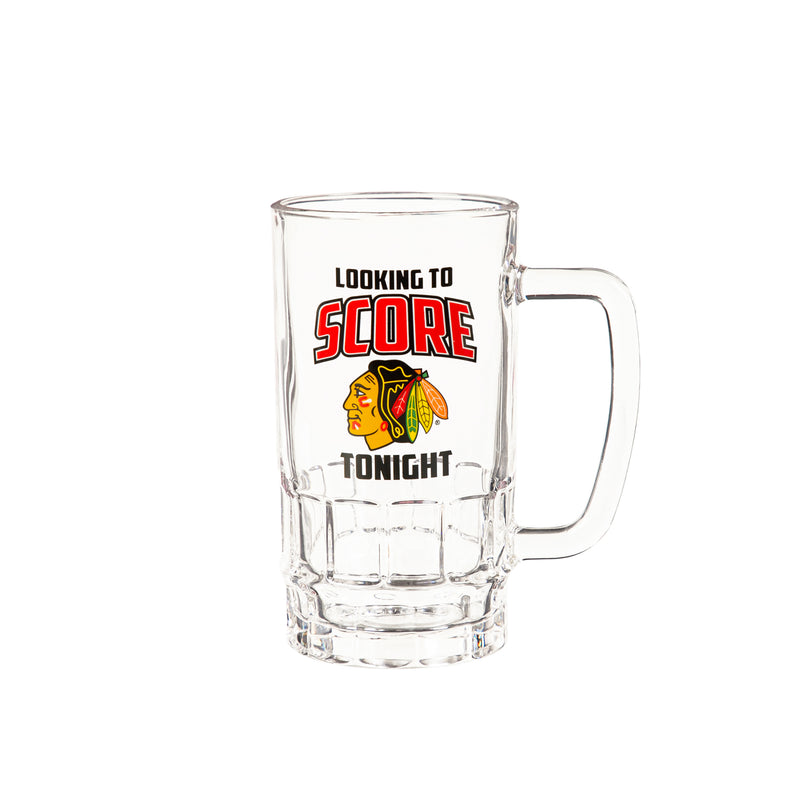 Stemless 17OZ Glass & Tankard 16OZ Gift Set, Chicago Blackhawks
