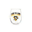 Stemless 17OZ Glass & Tankard 16OZ Gift Set, Pittsburgh Penguins