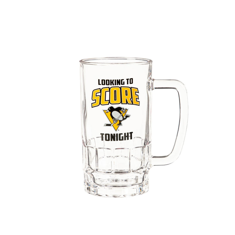 Stemless 17OZ Glass & Tankard 16OZ Gift Set, Pittsburgh Penguins