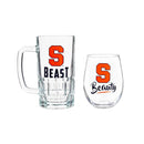 Syracuse University, Stemless 17OZ Glass & Tankard