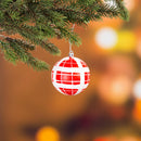 7.5' Tree with 250 LED Lights and 140 Ornaments and Storage Bag, Classic Cardinal