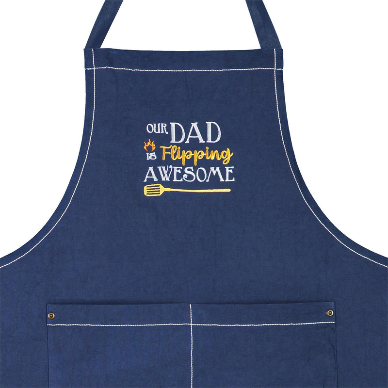 Father's Day Grilling Gift Set, "Our Dad is Flipping Awesome"