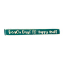 18" Wood Tabletop Sign, Beach Days Happy Heart