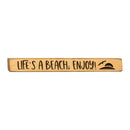 18" Wood Tabletop Sign, Life's a Beach; Enjoy