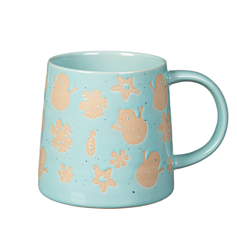 15oz Ceramic Artisanal  Christmas Cup,p4877