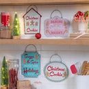 Printed Metal Hanging Gingerbread Cottage Sign