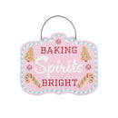 Printed Metal Hanging Gingerbread Cottage Sign