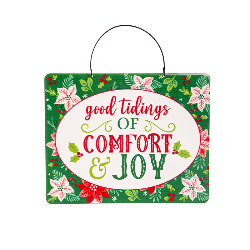 Printed Metal Hanging Classic Christmas Sign,p4907