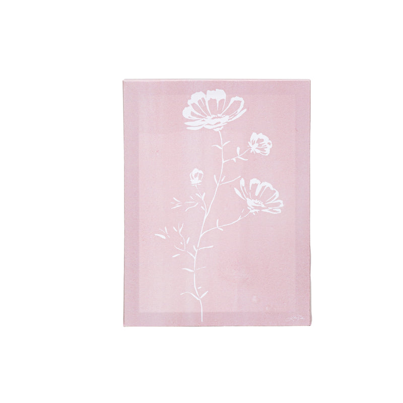 Cottage Wildflowers Mini Canvas Wall Decor, 6" L x 8" H