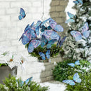 Season to Sparkle Garden Accent, Outdoor Magnetic Glitter Butterfly, Set of 54