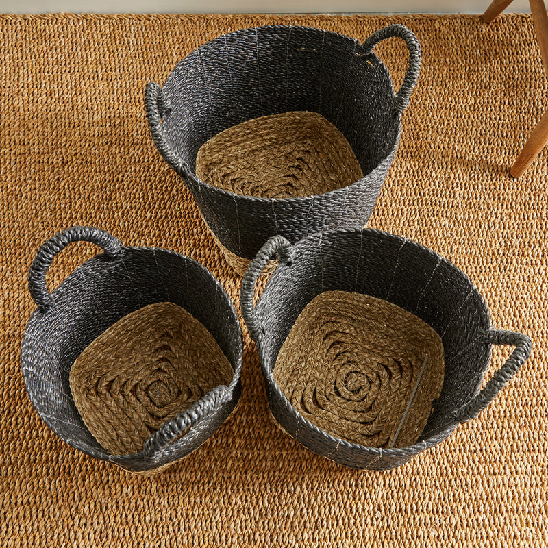 NAPA Home & Garden, MADURA MARKET BASKETS, SET OF 3,PA201BK