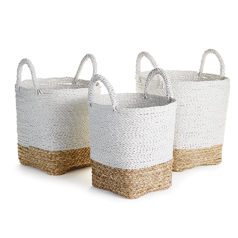 NAPA Home & Garden, MADURA MARKET BASKETS, SET OF 3,PA201WH