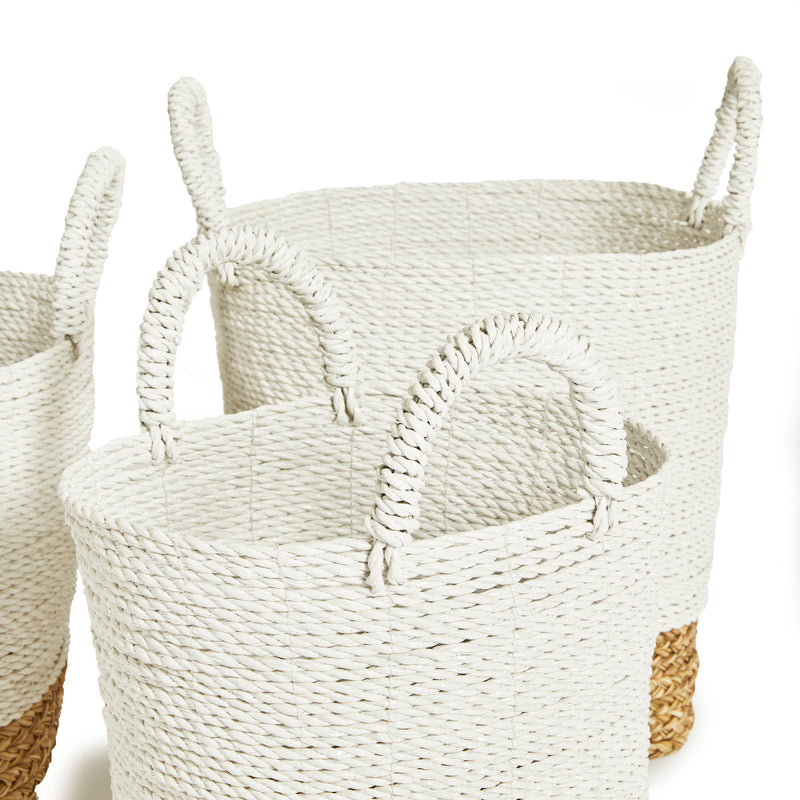 NAPA Home & Garden, MADURA MARKET BASKETS, SET OF 3,PA201WH