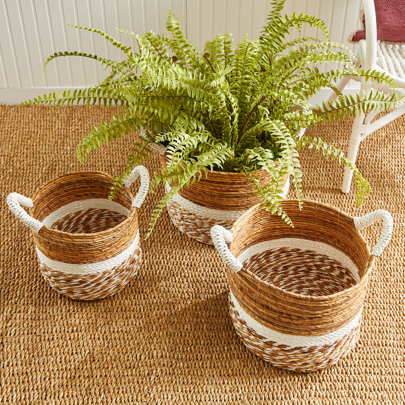 NAPA Home & Garden, KEY LARGO ROUND BASKETS, SET OF 3,PA203