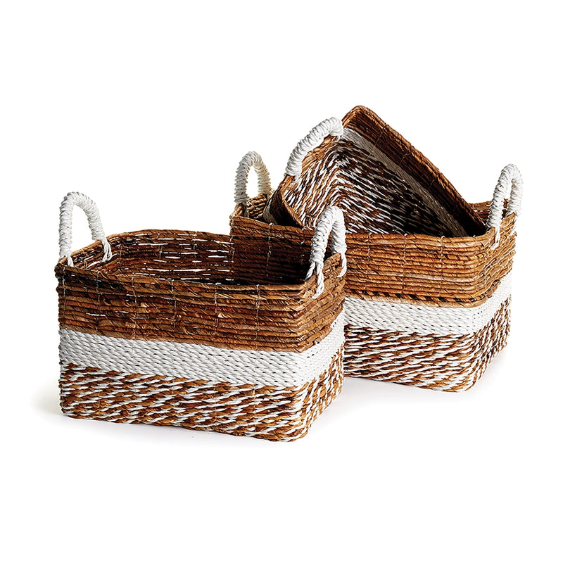 KEY LARGO RECTANGULAR BASKETS S/3