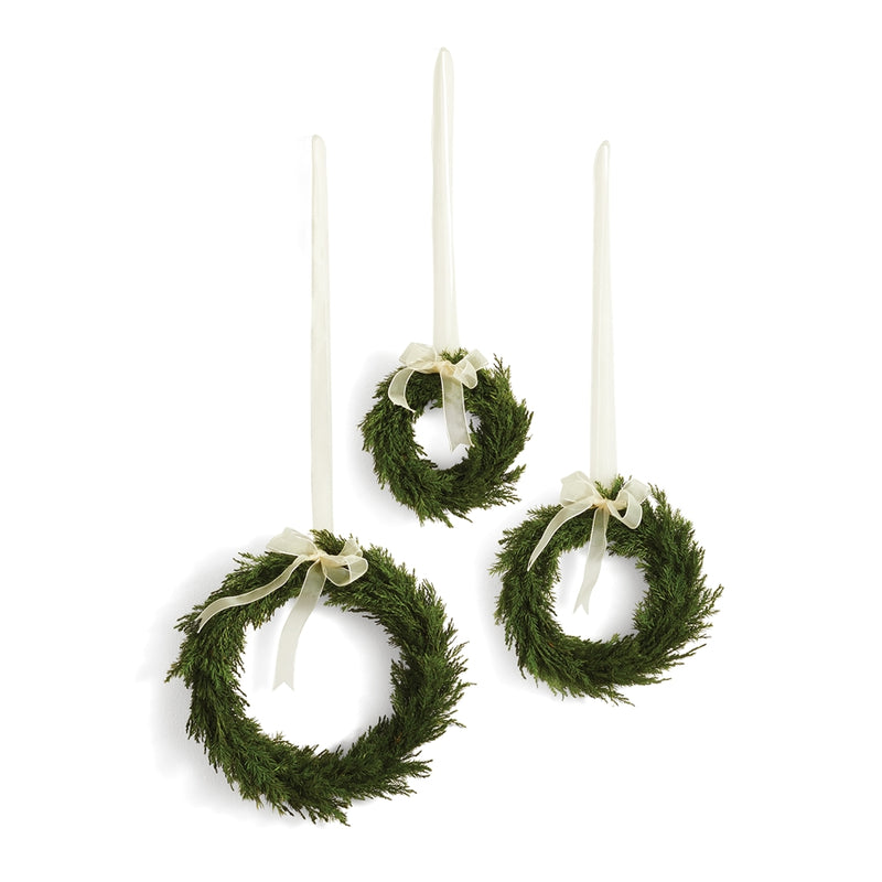 Napa Home Garden, CYPRESS WREATHS ,SET OF 3,pg228