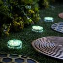 LED RGB Puck Light with Remote Control, Set of 3