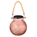 Textured Glass Solar Lanterns