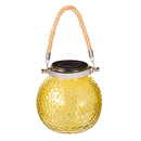 Textured Glass Solar Lanterns