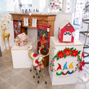 Festive Holiday Deer Statue, 2 ASST,phc154