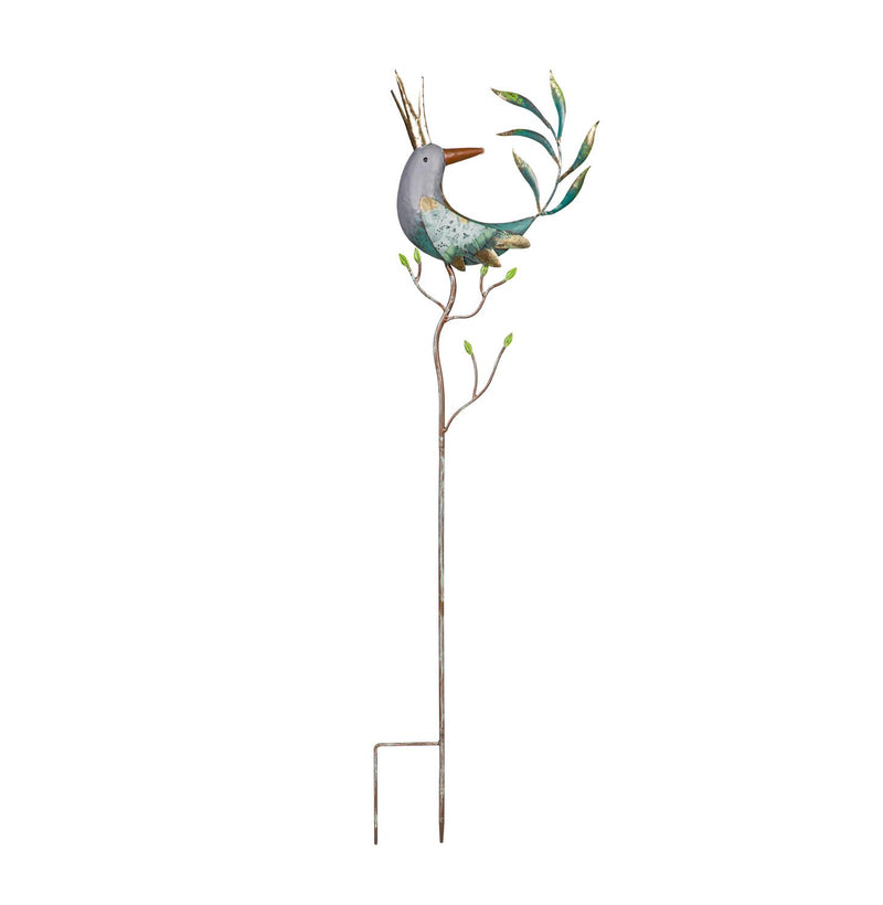 Metal Royal Birds Garden Stake