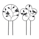 Metal Potted Trellis, Butterfly and Dragonfly