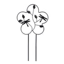 Metal Potted Trellis, Butterfly and Dragonfly