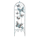 Metal Butterfly Trellis with Verdigis Finishing