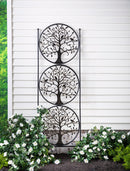 Evergreen Landscaping Details,Tree of Life Trio Trellis,24x0.6x80 Inches