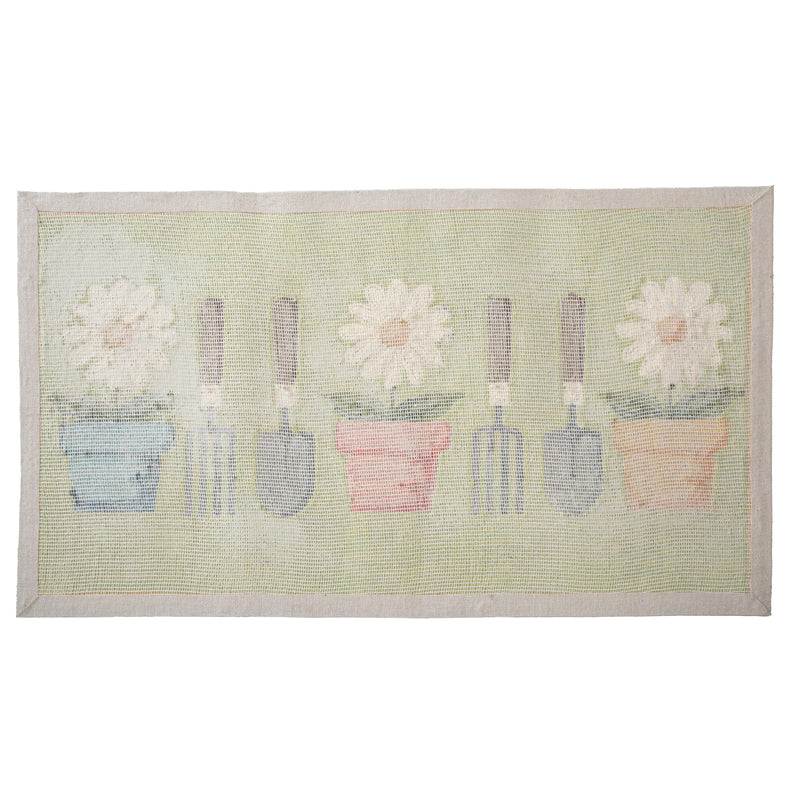 Indoor/Outdoor Garden Tools Hooked Polypropylene Accent Rug 24"x42"