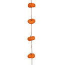 Paper Rope Pumpkin Garland, Orange
