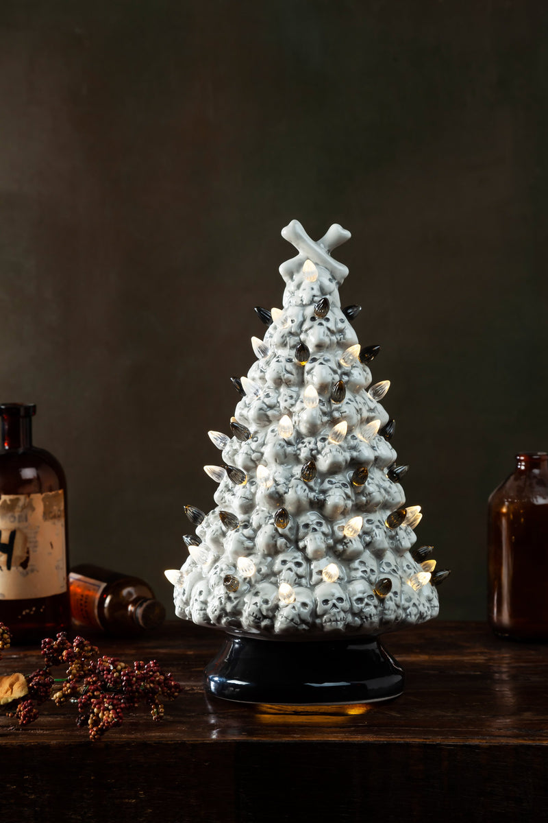 Halloween Lighted Tree Table Top Decor,phl321